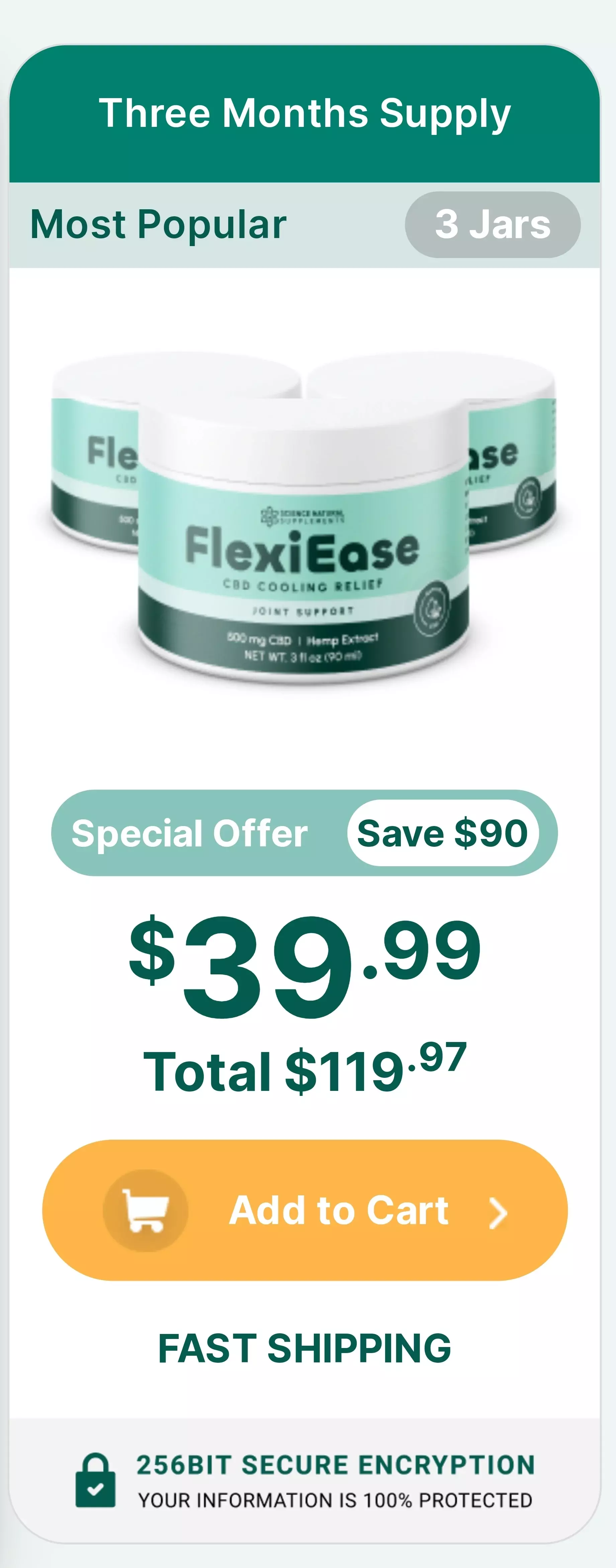 FlexiEase 3 bottles pricing